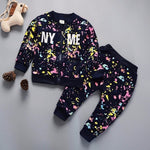 New Spring Baby Boys Girls Clothes Children Cotton Zipper Jacket Pants 2Pcs/Sets Toddler Active Clothing Infant Kids Tracksuits